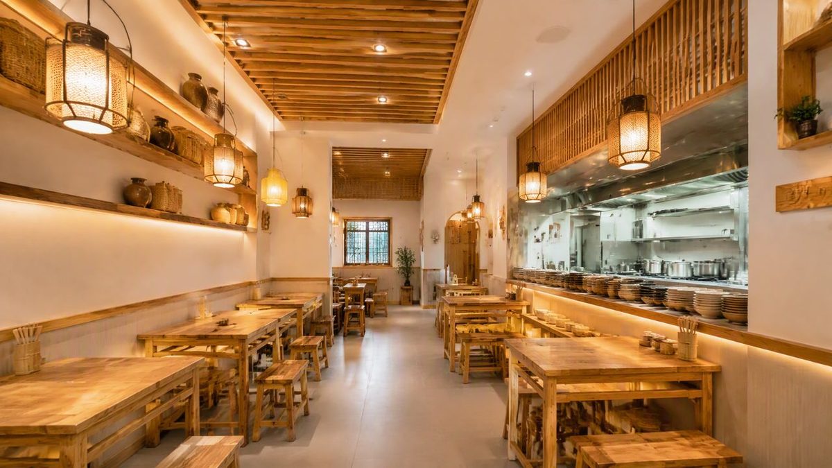面馆 / 粉店装修方案实拍效果参考