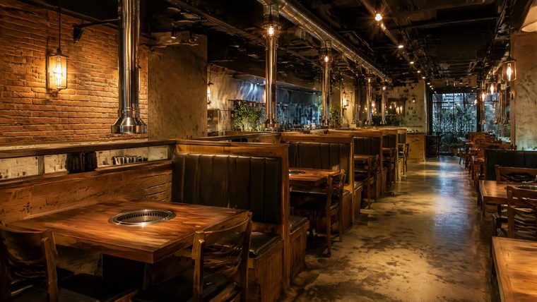 烧烤店/烤肉店装修方案档案卡