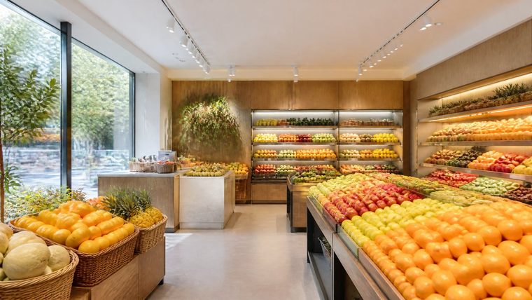 水果店/生鲜档装修方案档案卡