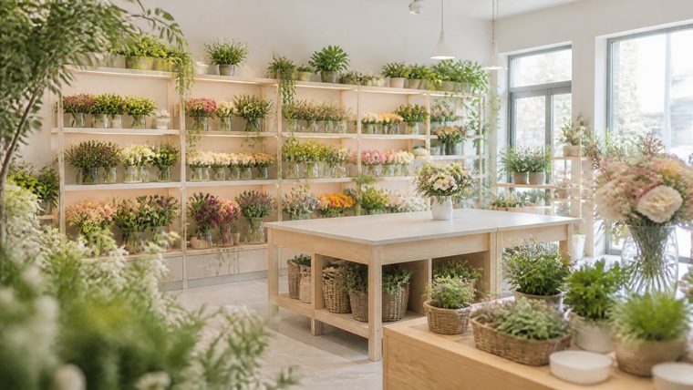 花店/鲜花绿植装修方案档案卡