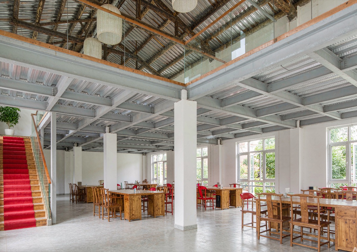 东海岛两层钢结构自建房办公室装修效果示意图（自建房，380㎡）